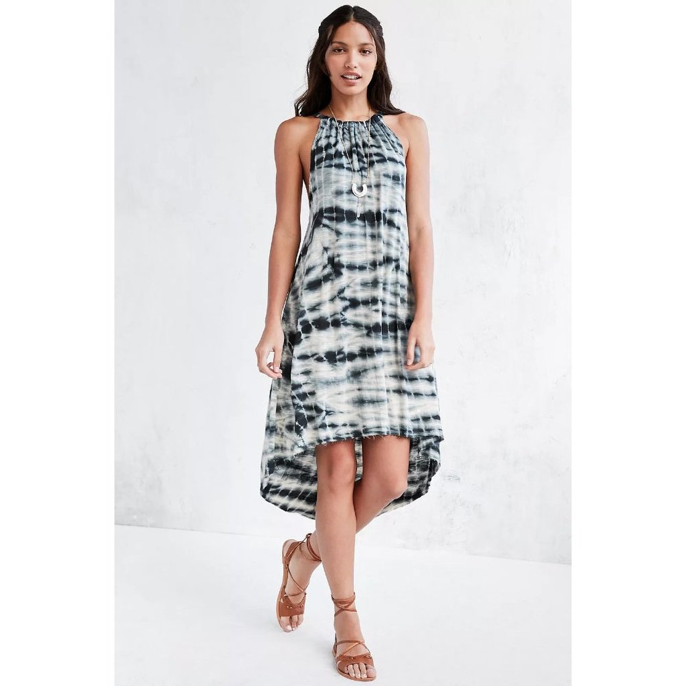 Ecote Urban Outfitters Hazelene  Midi high/ low Tie Dye Dress